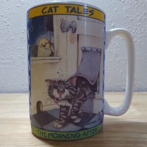 Vintage Gary Patterson Cat Tales Cartoon Mug